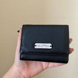 Nautica Wallet Black leather